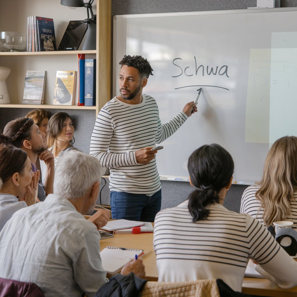 Schwa Pronunciation, teaching English class, teacher of English, English lesson, English Pronunciation, English speaking class