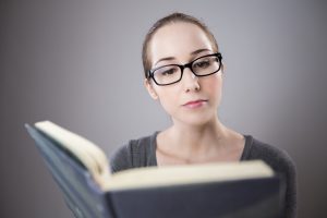 woman reading