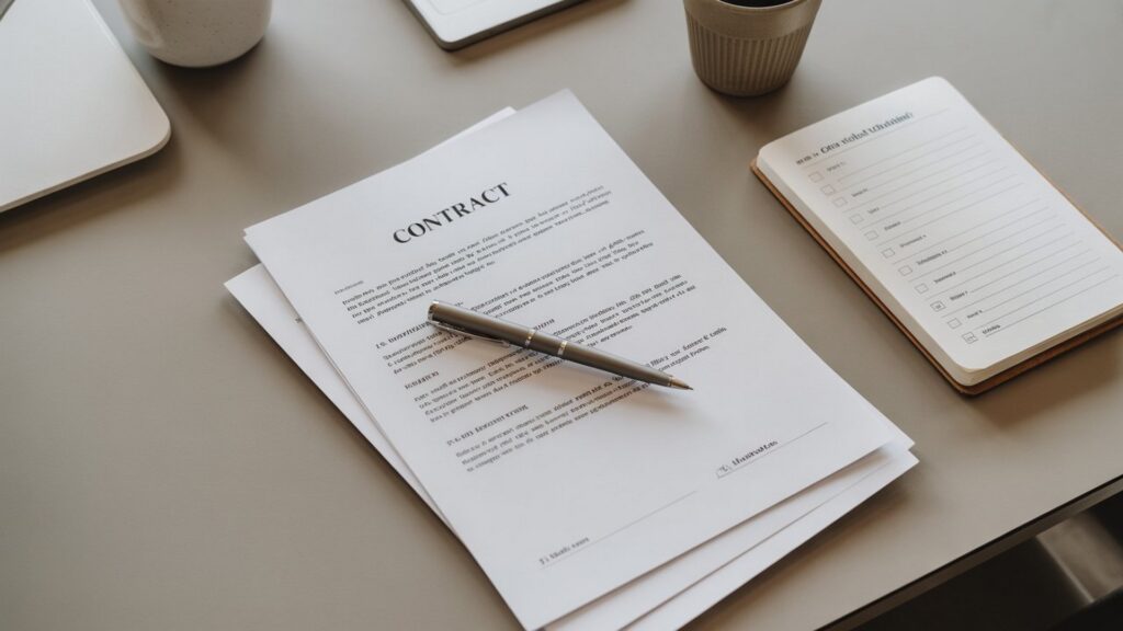 English Training Contract Checklist, 12 Terms to Negotiate First